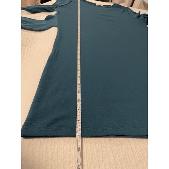 Pink Lilly Chic Mini Dress XS Tie Front Waist Soft Office Casual Stretch Comfy - Picture 6 of 9